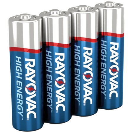 Rayovac AA Alkaline Battery, 4 PK, 1.5VDC 815-4J